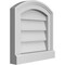Ekena Millwork Arch Top Surface Mount PVC Gable Vent: Functional, w/ 2"W x 2"P Brickmould Sill Frame, 14"W x 14"H GVPAR14X1403SF - alternate 5